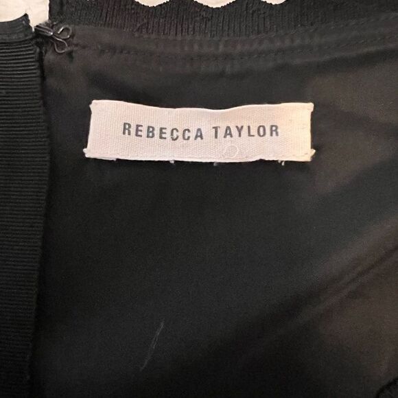 Rebecca Taylor Short Sleeve Stretch Texture - Picture 8 of 9